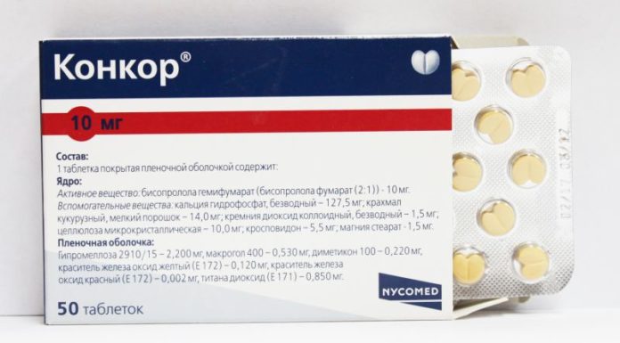 Конкор от тахикардия