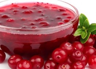 Червена боровинка при налягане