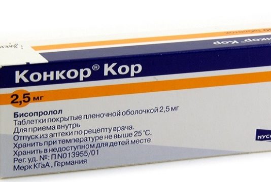Конкор от аритмия на сърцето