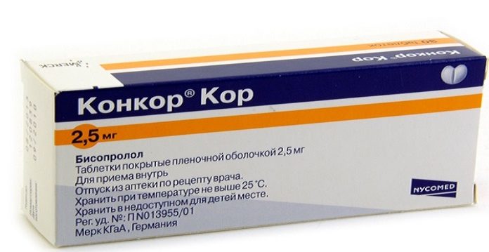 Конкор от аритмия на сърцето